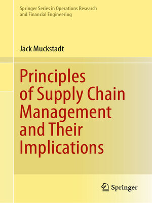 cover image of Principles of Supply Chain Management and Their Implications